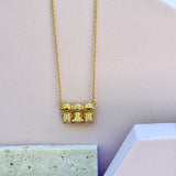The Motherhood Necklace, Boy, Boy, Girl 18K Gold