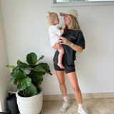 You Got This Mama Embroidered Oversized T-shirt - White Embroidery