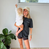 You Got This Mama Embroidered Oversized T-shirt - White Embroidery